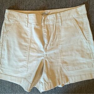 J. Crew Women's Cream Shorts